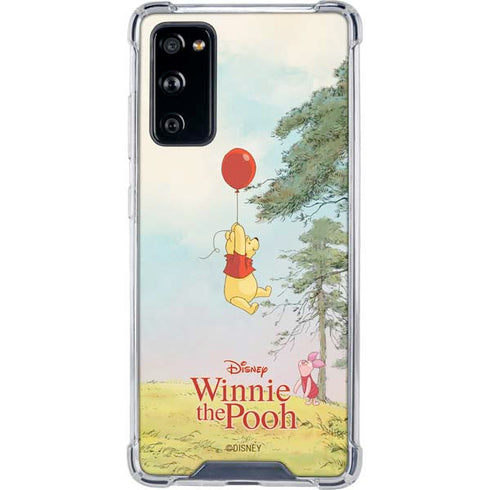 Disney Winnie the Pooh Red Ballon Galaxy S20 FE Clear Case
